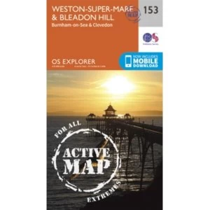 Image of Weston-Super-Mare and Bleadon Hill by Ordnance Survey (Sheet map, folded, 2015)