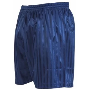 Image of Precision Striped Continental Football Shorts 22-24" Navy Blue