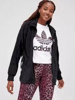 Image of adidas Originals Laced Track Top - Black, Size 14, Women