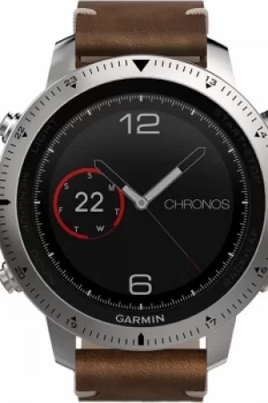 Image of Mens Garmin Fenix Chronos Bluetooth GPS HR Alarm Chronograph Watch 010-01957-00