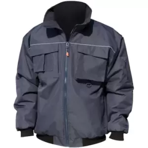 Image of Result Mens Workguard Sabre Pilot Work Jacket (S) (Navy Blue) - Navy Blue