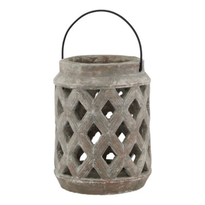 Image of Siena Brown Large Lattice Lantern
