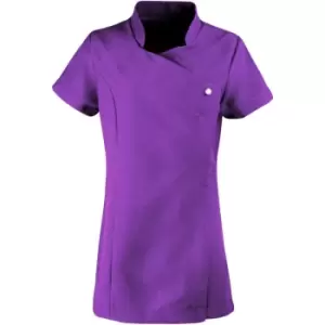 Image of Premier Ladies/Womens *Blossom* Tunic / Health Beauty & Spa / Workwear (Pack of 2) (8) (Purple) - Purple