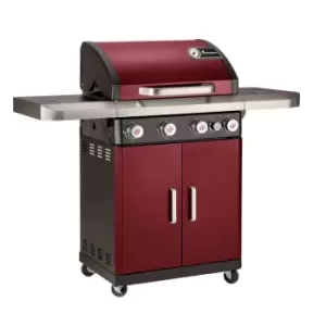Image of Rexon MCS Cook 4.1 - 4 Burner Gas BBQ - Red
