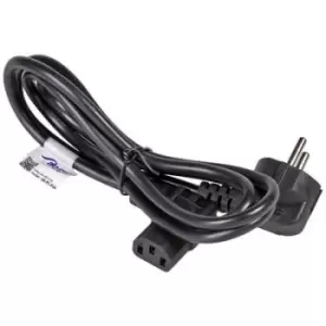 Image of Akyga Current Cable [1x IEC C13 socket - 1x PG plug] 1.50 m Black