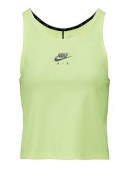 Image of Nike Air Running Tank - Volt , Volt, Size S, Women