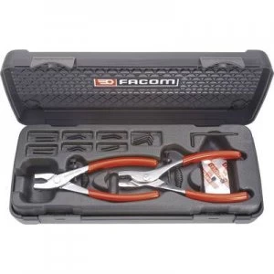 Image of Facom 470 Circlip pliers set Suitable for Outer and inner rings 8-63mm 3-63mm Tip shape Straight, 90° angle, 45° angle