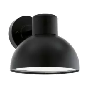 Image of Entrimo - 1 Light Outdoor Wall Downlight Black IP44, E27 - Eglo