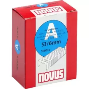 Image of Type 53 fine wire staples 5000 pc(s) Novus 106442500 Dimensions (L x W) 6mm x 11.3 mm