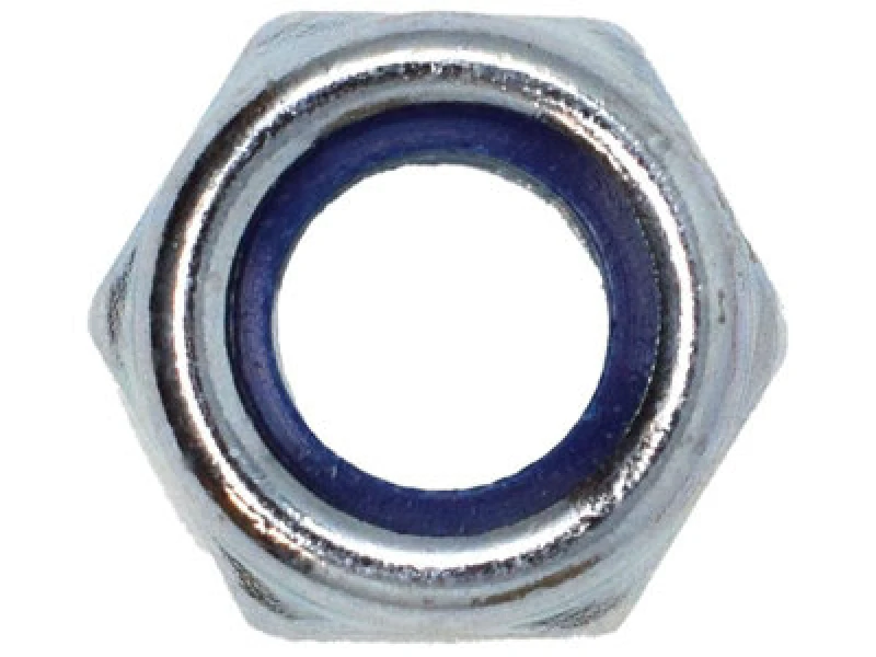 Image of Metalmate Memnylocp08 Type P Nylon Insert Nut Zp M8 (Box 100) Memnylocp08