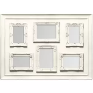 Image of Cream Contemporary 6 Photo Frame - Premier Housewares