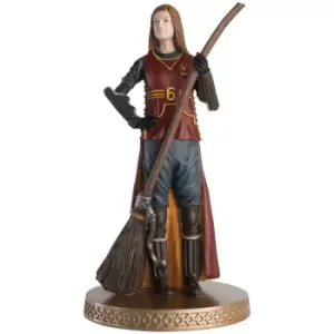 Image of Eaglemoss Ginny Weasley (In Quidditch Robes) Figurine with Magazine