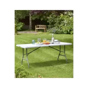 Image of House of Home 6ft Steel Folding Picnic Table Garden & Outdoor
