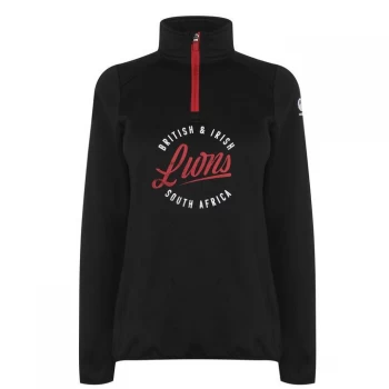Image of Canterbury British and Irish Lions Quarter Zip Mid Layer Ladies - Black