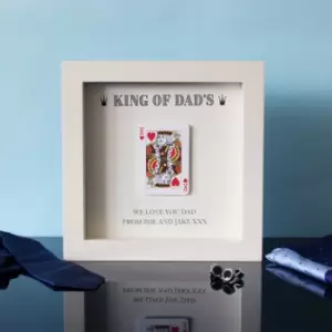 Image of Personalised King of Dads Hand Finished Frame