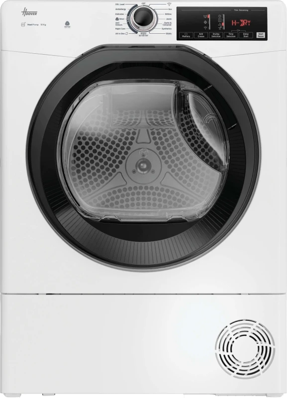 Image of Hoover H-DRY 350 HRE H10N2TBE-80 WiFi Connected 10Kg Heat Pump Tumble Dryer - White - A++ Rated