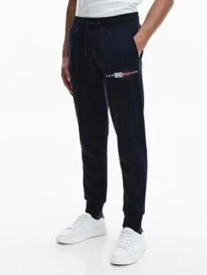 Image of Tommy Hilfiger Lines Hilfiger Joggers, Desert Sky Size M Men