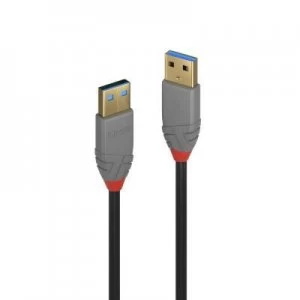 Image of Lindy 36751 USB cable 1m 3.2 Gen 1 (3.1 Gen 1) USB A Black