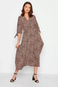Image of Tall Tie Sleeve Midi Dress