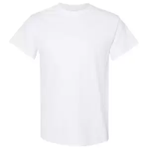 Image of Gildan Mens Heavy Cotton Short Sleeve T-Shirt (L) (White)