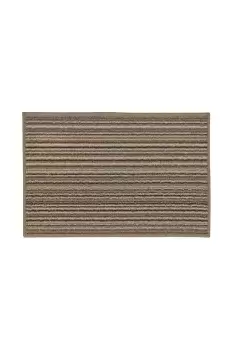 Image of JVL Arona Beige Indoor Machine Washable Doormat 40 x 60cm