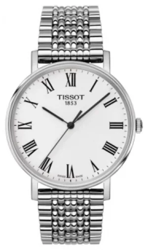 Image of Tissot Mens Everytime Medium Sapphire Stainless Steel Watch