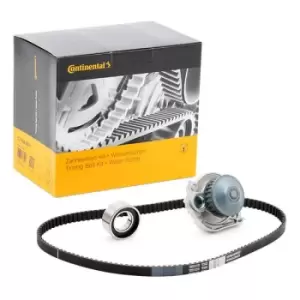 Image of CONTITECH Water Pump + Timing Belt Kit CT999WP1 FIAT,LANCIA,PANDA (169),PUNTO (188),Doblo Cargo (223_),Doblo Kombi (119_, 223_),PUNTO (176)