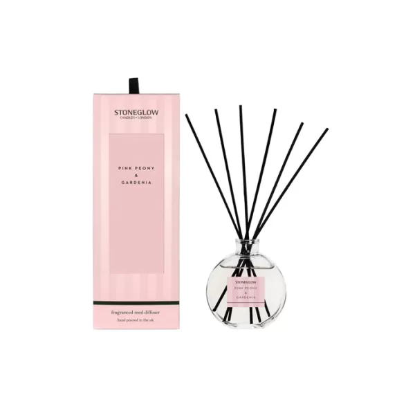 Image of Stoneglow Pink Peony & Gardenia Modern Classics Pink Peony & Gardenia Reed Diffuser 120ml