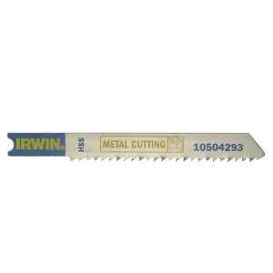 Image of IRWIN U118B Jigsaw Blades Metal Cutting Pack of 5