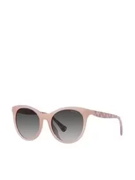Image of Ralph Lauren Round Sunglasses - Shiny Opal Rose, Pink, Women
