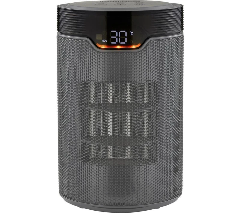 Image of Morphy Richards HeatFlux 1500 W Hot & Cool Ceramic Fan Heater - Grey, Silver/Grey 5056765401977