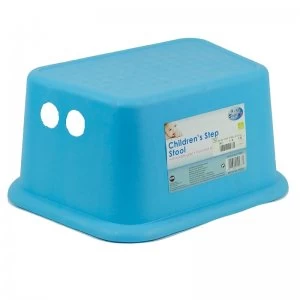Image of First Steps Childrens Step Stool - Blue