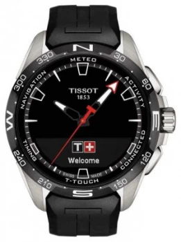 Image of Tissot T-Touch Connect Solar Black Silicone Strap Watch