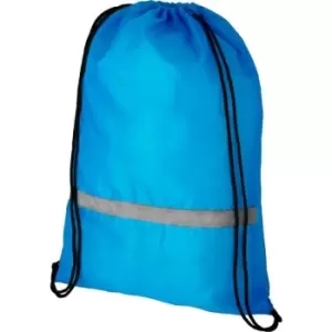 Image of Bullet Adults Unisex Orile Safety Drawstring Backpack (One Size) (Blue) - Blue