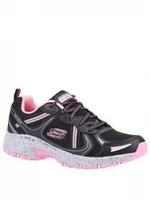 Image of Skechers Hillcrest Trainers, Black, Size 4, Women