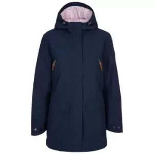 Image of Trespass Womens/Ladies Brampton Waterproof Jacket (L) (Navy)