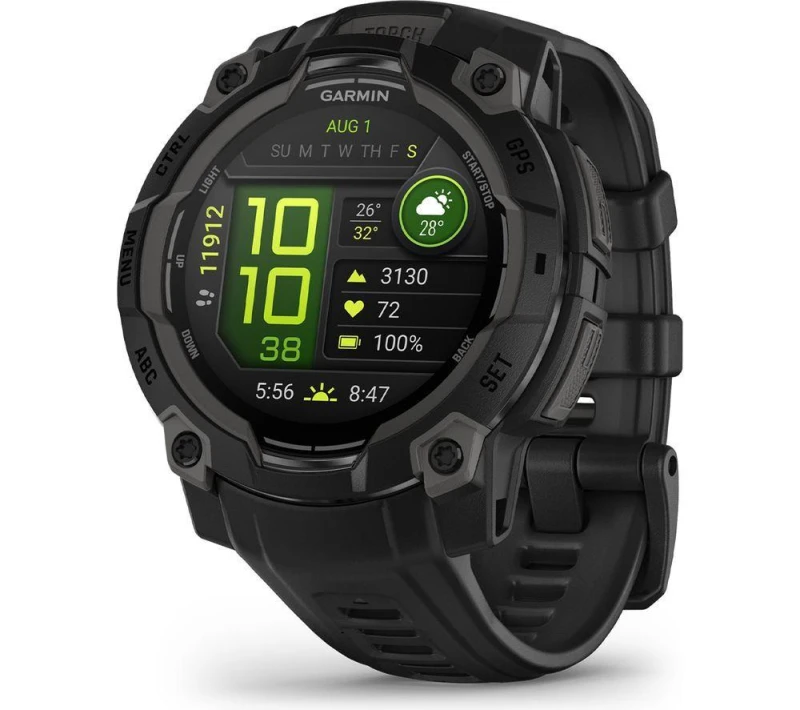 Image of Garmin 010-02936-00 Instinct 3 AMOLED Outdoor GPS Smartwatch