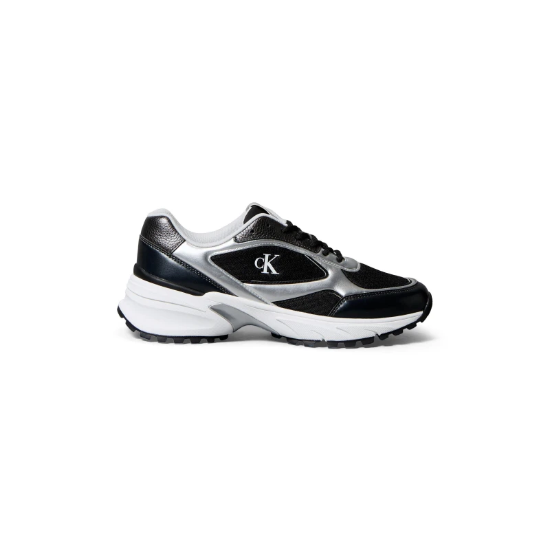 Image of Calvin Klein Mens Hike Runner Runners Black/Silver male 8 (42)