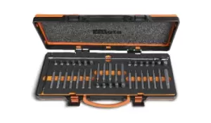 Image of Beta Tools 867/C38 38pc Mixed Profile Bit Set with Holder & T Handle 008670938