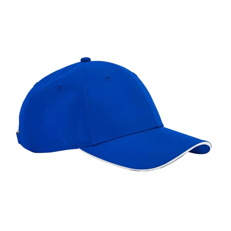 Image of Beechfield Mens Team Sports-Tech Baseball Cap in Bright Blue Bright Blue Male One Size