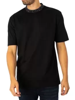 Image of Daffir Collar Logo T-Shirt