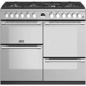 Image of Stoves Sterling ST STER S1000DF MK22 SS 100cm Dual Fuel Range Cooker - Stainless Steel - A Rated