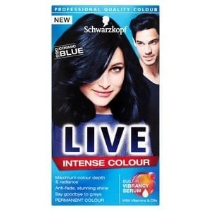 Image of Schwarzkopf LIVE Intense Colour 090 Cosmic Blue Hair Dye Blue