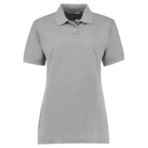 Image of Kustom Kit Ladies Klassic Superwash Short Sleeve Polo Shirt (22) (Heather Grey)