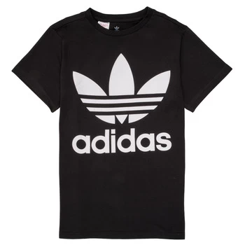 Image of adidas MAXENCE boys's Childrens T shirt in Black - Sizes UK M,UK L,UK XL,11 / 12 years,13 / 14 years,9 / 10 years,8 / 9 ans,10 / 11 ans,12 / 13 ans,14