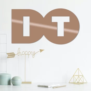 Image of Do It - Copper Copper Decorative Metal Wall Accessory