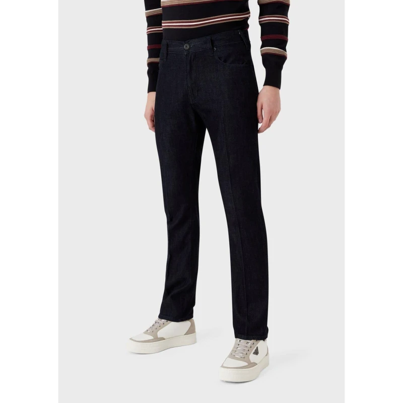 Image of Emporio Armani J45 Slim-Fit Jeans Blue male 29L
