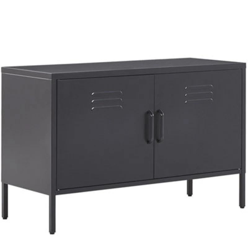 Image of Beliani Storage Unit Uria Metal Black