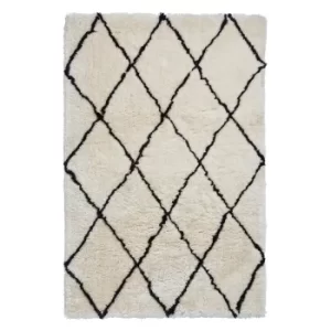 Image of Morocco 2491 Rug Black and White