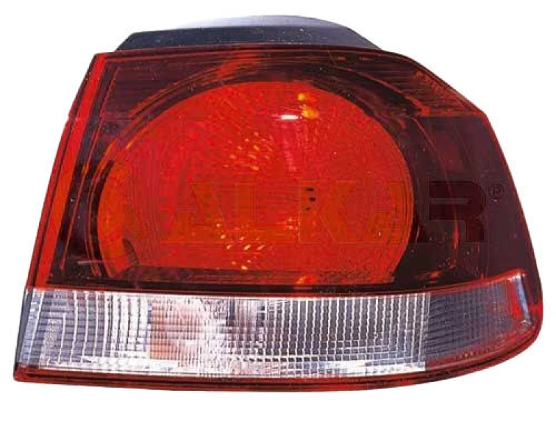 Image of ALKAR 2212137 Rear light Outer section, without bulb holder, Right, WY21W, Housing with Black interior Combination Rearlight (391)